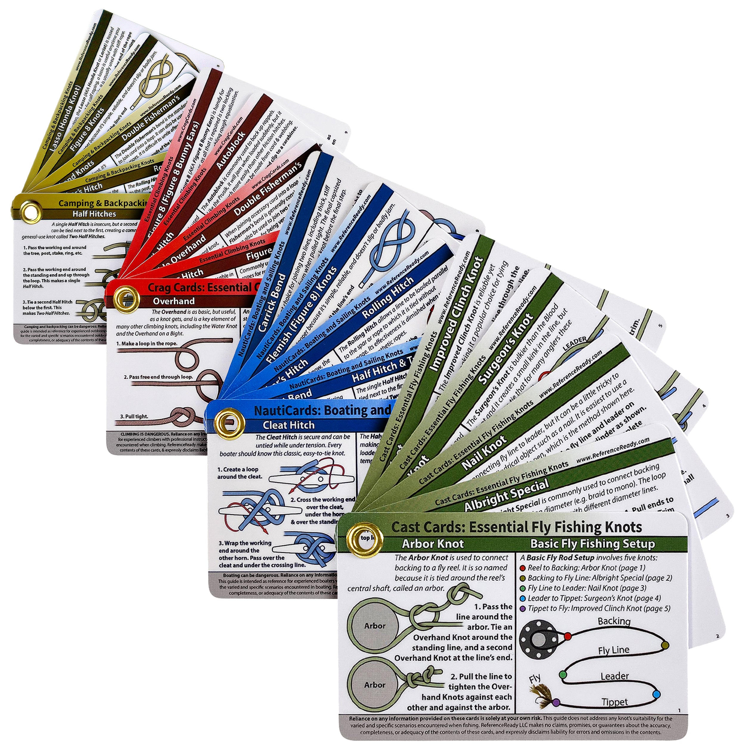 ReferenceReady Nautical Knot Tying Kit for Boaters and Sailors