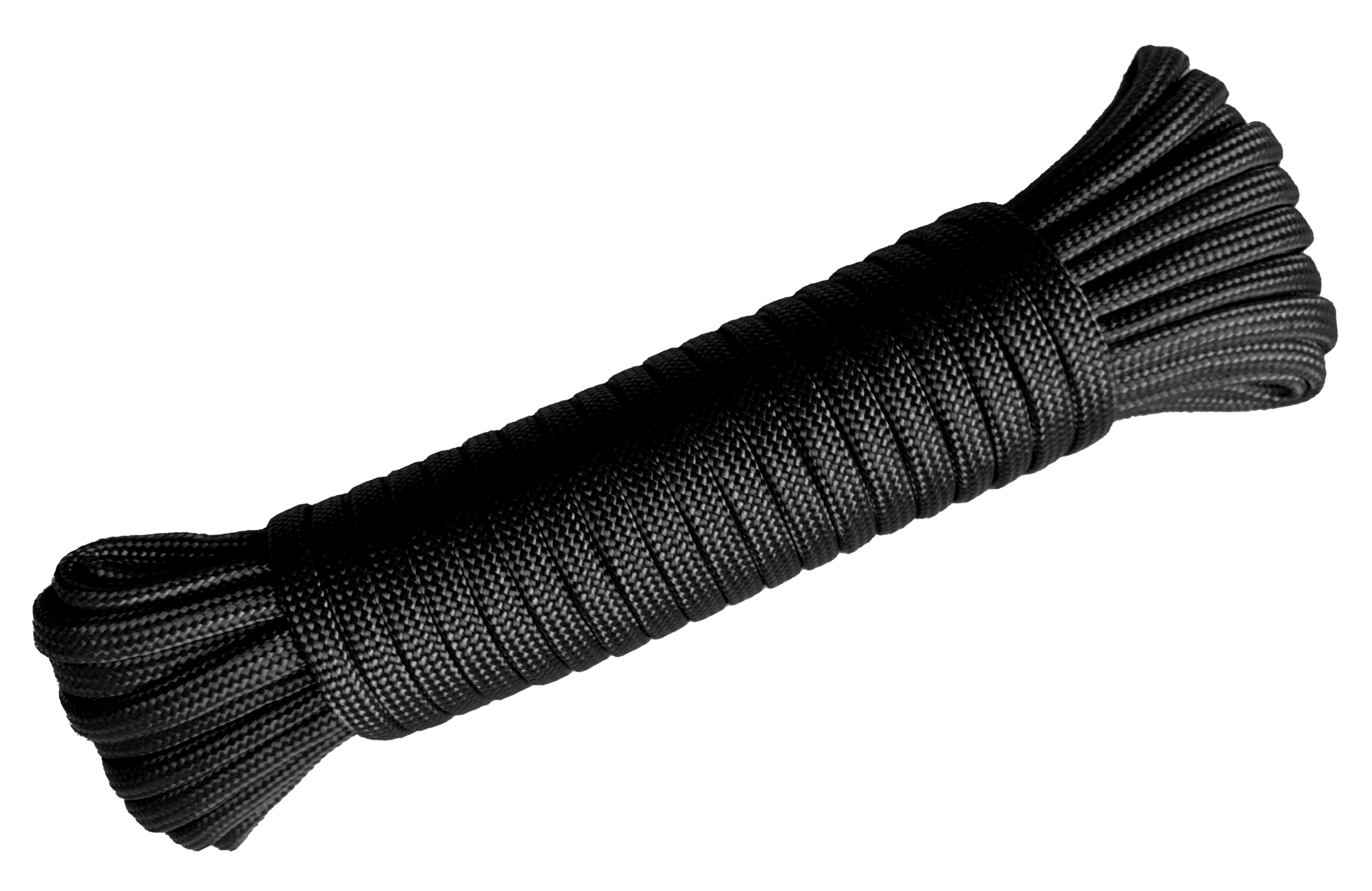 Paracord (Black), 25 Feet – ReferenceReady