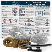 Load image into Gallery viewer, Deluxe Nautical Knot Tying Kit
