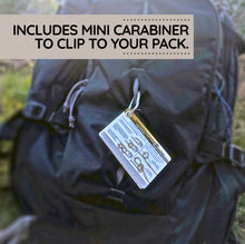 Load image into Gallery viewer, ReferenceReady cards include a mini carabiner