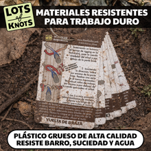 Load image into Gallery viewer, Product image with text about resistant materials for hard work, displayed on a natural background.
