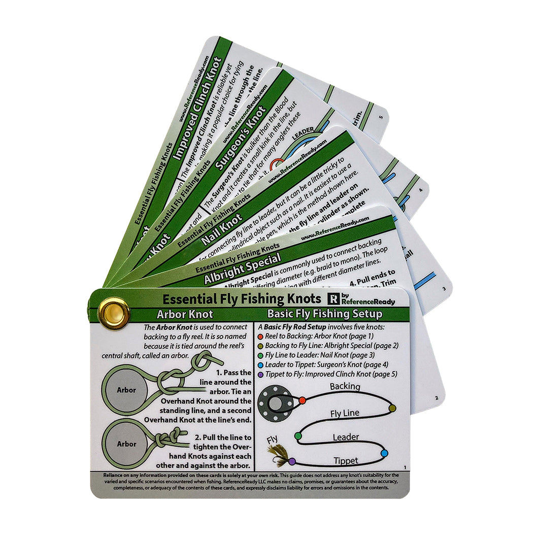 Pro Knot Fly Fishing Knot Cards