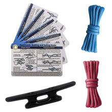 Load image into Gallery viewer, Nautical Knot Tying Kit for Boaters and Sailors
